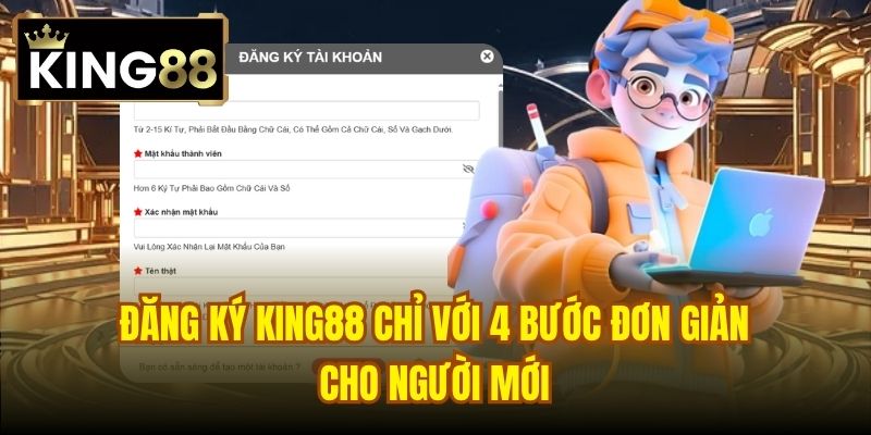 Read more about the article Đăng Ký King88 Chỉ Với 4 Bước Đơn Giản Cho Người Mới